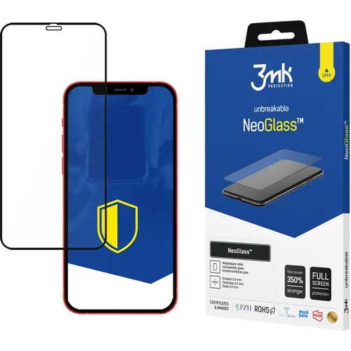 3MK NeoGlass for iPhone 12 Mini black frame (U/UTP) (GSM103470)