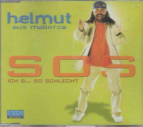 Helmut aus Mallorca - SOS Ich b... so schlecht Maxi CD NEU Party Stimmung Malle