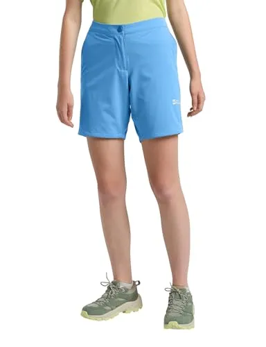 Jack Wolfskin Hiking Alpine Short W - Wanderhose mit 2 Hüfttaschen und elastischer Taille, aus TEXADRI TWILL SOFT-Gewebe für optimalen Tragekomfort und Flexibilität beim Wandern.