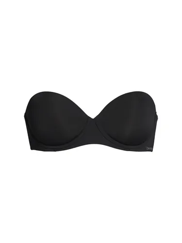 Calvin Klein Damen Unterwäsche BH Push Up Strapless 70DD Schwarz 000QF5677E001