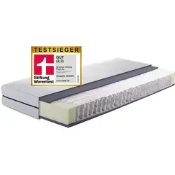 Breckle 7-Zonen Tonnentaschenfederkern-Matratze Flex Air TTFK - Hochwertige Federkernmatratze mit 7 ergonomischen Liegezonen, punktelastisch und abnehmbar. Ideal für erholsamen Schlaf und optimale Unterstützung.