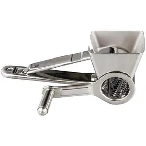 WMF Trommelreibe Gourmet - silber, rostfreier Cromargan Edelstahl, einfaches Reiben für Käseliebhaber und Feinschmecker