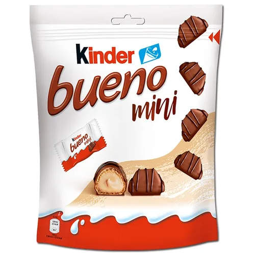  Ferrero Kinder Bueno Mini, Schokolade, 108g Beutel 22,59€/1kg