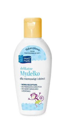 Skarb Matki Delikatne mydełko dla niemowląt i dzieci w płynie 80ml 5901968019392