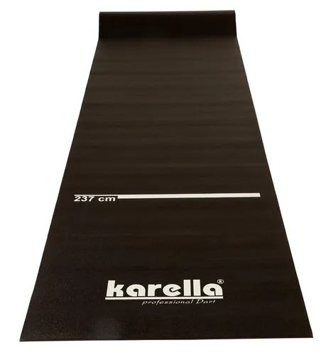 Dartmatte Karella EcoStar - 290x60 cm, perfekter Bodenschutz mit Abwurfmarkierung und rutschfester Ausführung