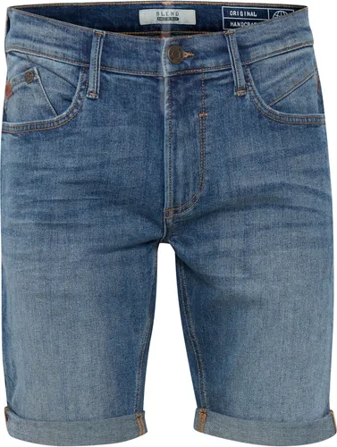 Blend Jeansshorts BHGrilitsch - Stylische 5-Pocket-Shorts in Denim Lightblue XL - Modische Jeansshorts mit Destroyed-Effekten, aus hochwertiger Baumwollmischung. Ideal für sommerliche Outfits und bequem im Alltag.
