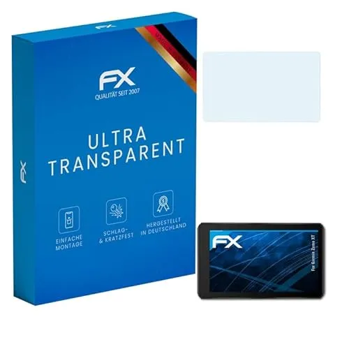 atFoliX Schutzfolie kompatibel mit Garmin Zumo XT Folie, ultraklare FX Displayschutzfolie (3X)