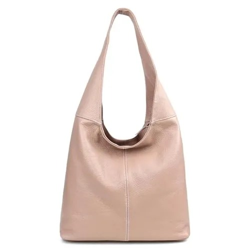 Italienische Damen Leder Shopper Tasche in Antikrosa - Elegante Schultertasche aus hochwertigem italienischem Leder. Ideal für den Alltag und Reisen, bietet viel Platz für alle Essentials. Zeitloses Design kombiniert mit praktischer Nutzung!