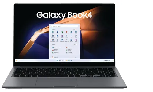 SAMSUNG Galaxy Book4 15,6" - Intel Core 3, 8GB RAM, 256GB SSD, leicht und leistungsstark für kreatives Arbeiten unterwegs