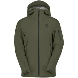 Scott Jacket M's Explorair 3L - Douglas Green - Skitourenjacke für Männer, dreilagiges wasserdichtes DRYOsphere-Material für optimalen Wetterschutz und hohe Atmungsaktivität, ideal für Outdoor-Aktivitäten.