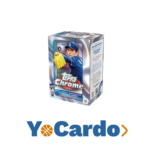 Topps 2025 Chrome Baseball – Fabrik versiegelt – Vorteilsbox - Sammelkartenspiele: Decks & Sets – Entdecken Sie die neuesten Baseball-Karten mit exklusiven Einlagen und Autogrammen, ideal für Sammler, die die besten Rookies und Stars der Saison suchen.