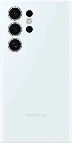 Original Silikon Cover für Samsung Galaxy S24 Ultra - Weiß - Schützende Silikonhülle für das Samsung Galaxy S24 Ultra in elegantem Weiß. Bietet perfekten Halt und schützt vor Kratzern und Stößen.