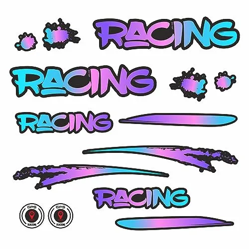 BIKE-label Fahrrad Aufkleber 14-teiliges Sticker Set E-Bike Roller Racing Urban Schriftzug X400064
