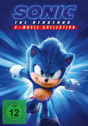 Sonic the Hedgehog - 1+2+3-Movie Collection # DVD-NEU