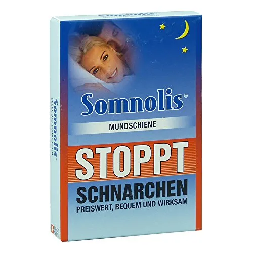 Somnolis Schnarch Schiene - Effektive Aufbissschiene gegen Schnarchen, für besseren Schlaf und erholsame Nächte