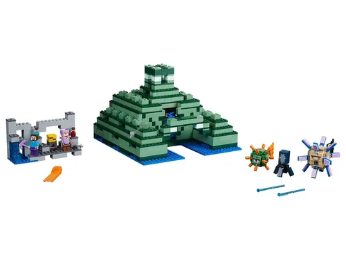 LEGO Minecraft Das Ozeanmonument (21136) - Kreatives Bauen für Fans - LEGO Set für Minecraft-Fans, 1122 Teile für spannende Abenteuer im Ozean, ideal für Kinder ab 8 Jahren.