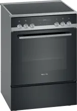 Siemens HK9S5A240 iQ500 - Elektro-Standherd 60 cm, Glaskeramik mit Schnellaufheizung und cookControl10 für effizientes Kochen
