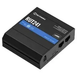 RUT241 eSIM Wireless Router - Router für WWAN, unterstützt 2G, 3G, 4G und ist einfach an DIN-Schienen montierbar - ideal für industrielle Anwendungen.