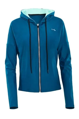Winshape Damen Functional Comfort Tone Jacket J008c - Teal-Green-Delicate-Mint, XXL EU - Trainingsbekleidung aus ultra weichem, elastischem Funktionsstoff für hohen Tragekomfort, ideal für Freizeit und Outdoor mit temperaturregulierendem Effekt.