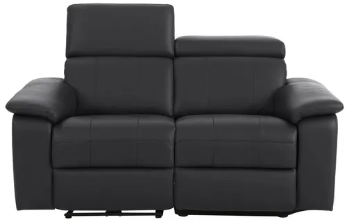 2-Sitzer HOME AFFAIRE "Binado" – Schwarz, Relaxfunktion mit USB-Anschluss - Sofas mit manueller oder elektrischer Relaxfunktion, ideal für entspannte Stunden. Das stilvolle Design in Schwarz passt perfekt in jedes Wohnzimmer.