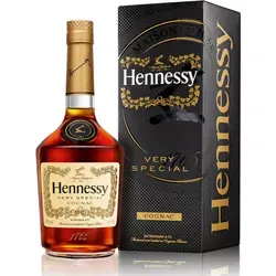 Hennessy Very Special Cognac 40% Vol. 0,7l - Edle Geschenkbox - Weinbrände, erstklassiger Cognac mit 40% Vol., perfekt als Geschenk in stilvoller Geschenkbox.