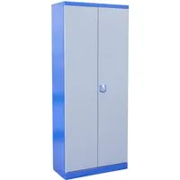 Güde Werkzeugschrank Typ Universal, 3 Schübe, abschließbar, blau/grau - Robuster Metall-Werkzeugschrank mit 3 Schubladen (je 40 kg) und 4 höhenverstellbaren Böden (je 50 kg). Ideal für Werkstätten, abschließbar und direkt ab Werk geliefert.