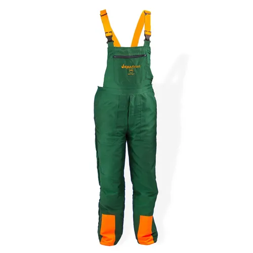 Schnittschutzhose Eco Größe M - Sicherheitshosen für optimalen Schutz - Sicherheitshosen in Größe M, bieten ausgezeichneten Schnittschutz und sind ideal für Arbeiten im Wald oder Garten.