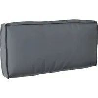 vidaXL Anthrazit Pallet Kissen 80x40x12 cm - Rücken- & Sitzkissen, wasserabweisend und ideal für modernen Komfort auf Sofa oder Palettenmöbeln.