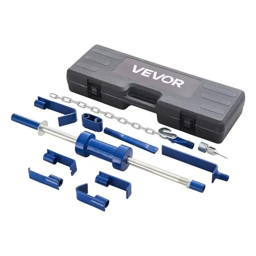 VEVOR Ausbeulwerkzeug Dellenlifter Gleithammer 5,9kg - Ausbeulreparatur-Set mit starkem Dellenzieher für schnelle und effektive Beulenentfernung, ideal für Profis und DIY-Enthusiasten.