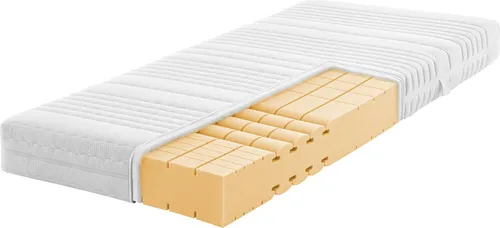 Ravensberger HR-Kaltschaummatratze Komfort-SAN 140x200 cm - Testsieger - Matratzen: 7-Zonen Technologie für optimale Druckentlastung und ergonomische Wirbelsäulenunterstützung, OEKO-TEX®-zertifiziert und Made in Germany für höchsten Schlafkomfort.