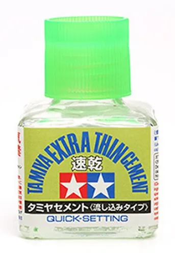 Tamiya 87182 Extra Thin Cement (Quick-Setting) 40 ml