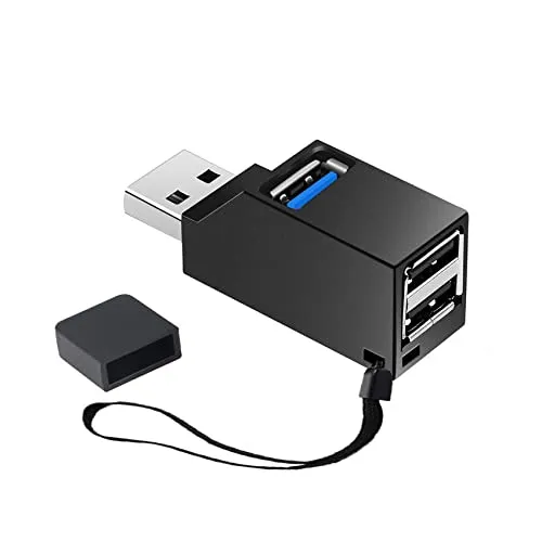 iJiZuo 3 Port USB 3.0 Hub (2 USB 2.0 + USB 3.0), Datenhub für Apple MacBook, Mac Air, MacPro, Windows Laptops und Ultrabooks, sowie PCs und weiteren USB 3.0 kompatiblen Geräten