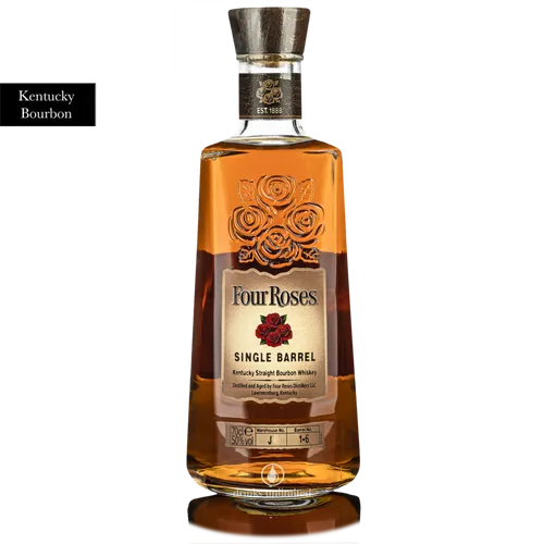 Four Roses Single Barrel Bourbon Whiskey 0,7l - 50% Vol. - Whisky, einzigartiger Geschmack durch sorgfältige Auswahl der Zutaten und eine besondere Reifung, ideal für Kenner und Genießer.