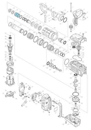 Makita HM1317CB Stemmhammer - Hochleistungswerkzeug für Profis - Der Makita HM1317CB Stemmhammer bietet 1510 W Leistung und eine Schlagkraft von 36 Joule. Ideal für anspruchsvolle Abbrucharbeiten, kompakt und langlebig.