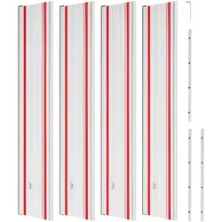 VEVOR Führungsschiene Handkreissäge 700 mm - Präzise Führungsschiene für Handkreissägen, inkl. 4 Aluminium-Schienen und 3 Verbindungsstücken. Ideal für Holzbearbeitungsprojekte, steigert die Schnittgenauigkeit und ist kompatibel mit gängigen Tauchsägen.