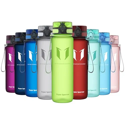 Super Sparrow Trinkflasche 1000ml - BPA-frei, leicht & nachhaltig - Die Super Sparrow Trinkflasche ist ideal für Sport und Outdoor. Hergestellt aus BPA-freiem Tritan, bietet sie eine sichere und langlebige Lösung für alle Aktivitäten. Ergonomisches Design und auslaufsicherer Deckel sorgen für höchsten Komfort.