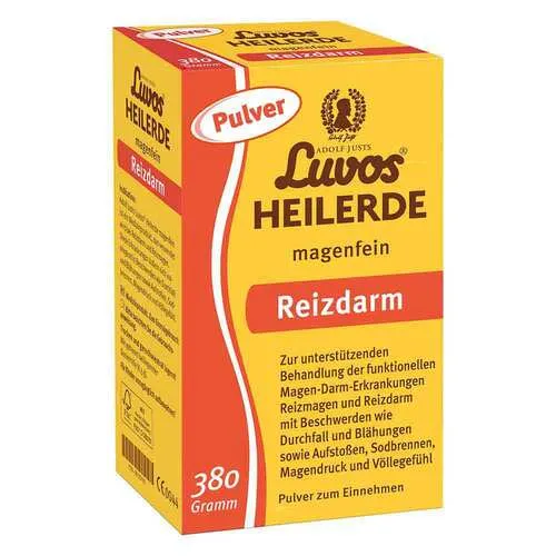 Luvos Heilerde magenfein - Arzneimittel zur Unterstützung bei Reizdarm und Reizmagen, mit herausragender Säurebindungskapazität für eine effektive Linderung von Beschwerden wie Blähungen und Sodbrennen.