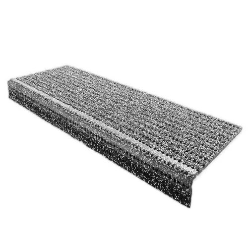 Karat Sicherheits-Stufenmatten für Außenbereiche 25 x 73 cm - Teppiche – Rutschhemmende Sicherheitsstufenmatte mit Granulatbeschichtung für mehr Sicherheit auf Außentreppen bei Nässe und Eis.