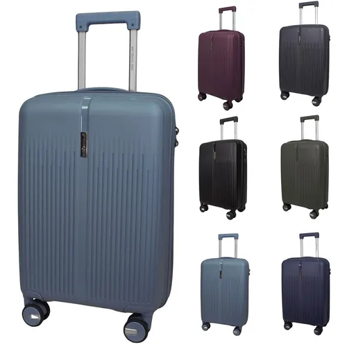 Koffer Handgepäck Hartschalenkoffer Trolley Kofferset mit 360° Rollen - Robuster Hartschalenkoffer in M-55-CM Größe für Handgepäck, ideal für stressfreies Reisen mit 360° Rollen für einfache Manövrierbarkeit.