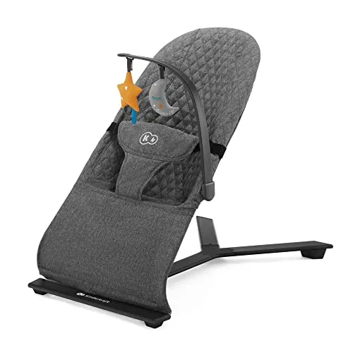 Kinderkraft Babywippe MIMI - Babywippe für Neugeborene bis 9 kg, mit ergonomischem Design und verstellbarer Rückenlehne. Fördert die motorische Entwicklung durch natürliche Schaukelbewegung und ist platzsparend zusammenklappbar.