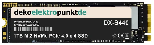 1TB M.2 Gen4 SSD Festplatte passend für MacBook Pro 13.3" ([2019/ Z0W4/Z0W5])