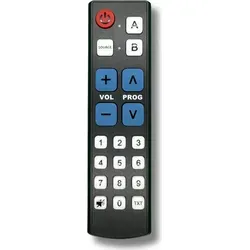 Senioren Fernbedienung für alle PHILIPS TVs - Große Tasten