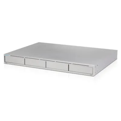 Ubiquiti Network Video Recorder - Netzwerk-Videorekorder für Unternehmensnetzwerke, 1U Rackmount, unterstützt bis zu 4 Festplatten und bietet hohe Übertragungsgeschwindigkeit mit 10G SFP+ Port.