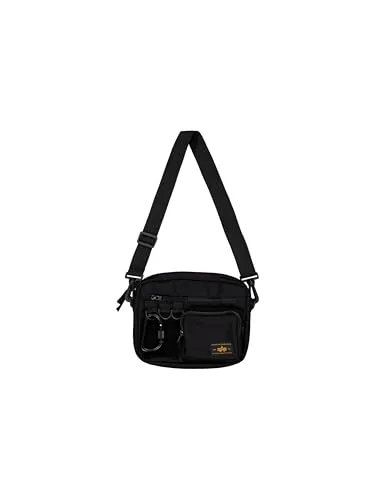 Alpha Industries Utility Carry Bag - Kompakte Utility Bag für Alltag und Reisen, mit durchdachter Fächeraufteilung, abnehmbarem Schultergurt und robustem Material für zuverlässige Nutzung. Das auffällige Innenfutter sorgt für schnelle Übersicht.