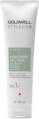 Goldwell Stylesign Curls Hochglanz Gel-Wachs 100 ml - Flexibles Lockenstyling - Das Goldwell Stylesign Curls Hochglanz Gel-Wachs kombiniert Gel-Feuchtigkeit mit Wachs-Glanz. Ideal für glänzende, definierte Locken, die bis zu 72 Stunden halten. Perfekt für mittleres bis kräftiges Haar.