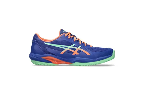 Asics Solution Swift FF 2 - Padelschuh für schnelle Bewegungen - Der Asics Solution Swift FF 2 ist ideal für Allcourt-Spieler*innen. Mit SPEEDTRUSS™ Technologie für schnelle Beschleunigung und PRECISION-SOLE™ Außensohle für optimale Flexibilität, unterstützt er mühelos dein Spiel auf Sandplätzen.