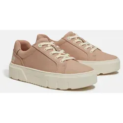 Sneaker TIMBERLAND "LAUREL COURT LOW LACE UP SNEAKER", Gr. 39, lt bei canvas, Textil, sportlich, Schuhe