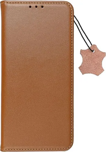 SMART PRO leder book für SAMSUNG A56 5G braun