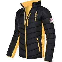 Nebulus Winterjacke P4767 - Herren, schwarz-gelb, Größe S - Stylische Winterjacke für Herren in schwarz-gelb, aus 100% Polyester. Ideal für kalte Tage, bietet Komfort und schützt vor Kälte.