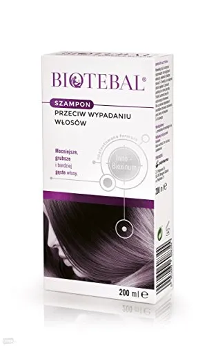 Biotebal Shampoo gegen Haarausfall 200ml - Shampoo für Kopfhaut und Haare, auch für gefärbtes Haar. Entwickelt mit Dermatologen, stärkt es das Haar und reduziert Haarausfall durch hochwertige Inhaltsstoffe.